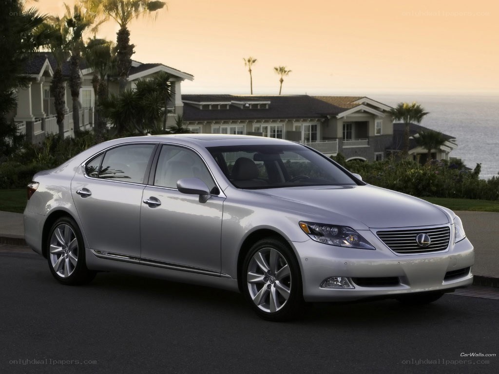 silver lexus ls sedan