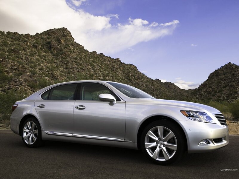 silver lexus ls sedan