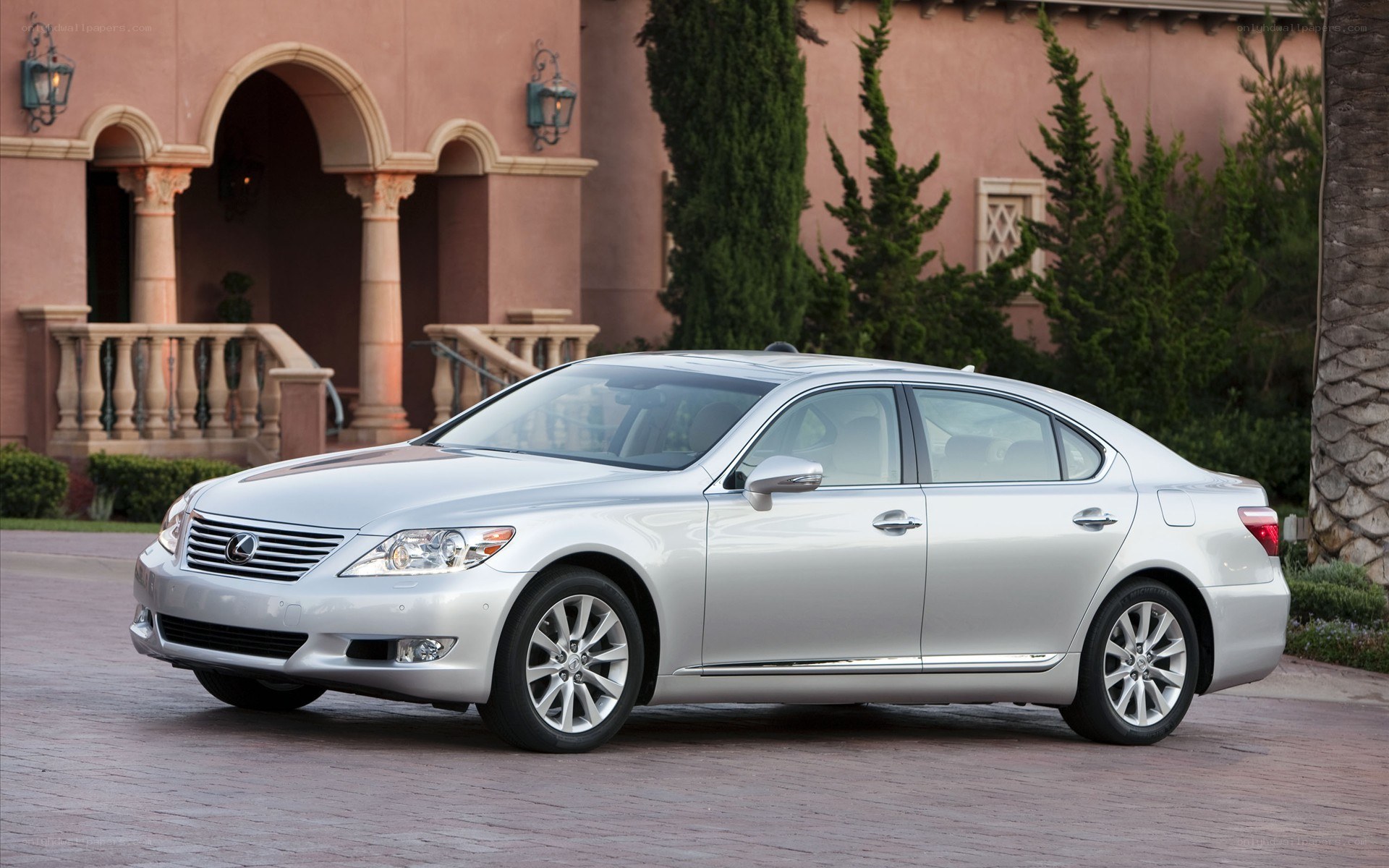 silver lexus ls sedan