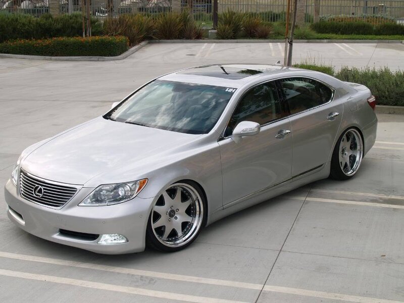 silver lexus ls sedan