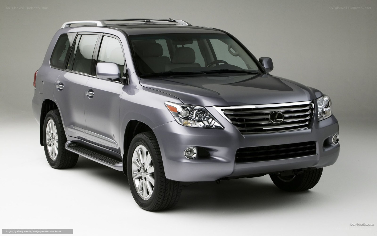 silver lexus lx suv