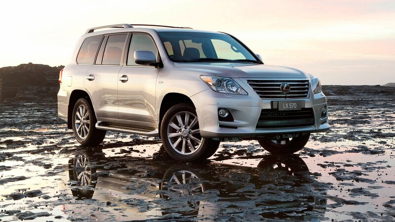 Silver Lexus Lx570 Suv