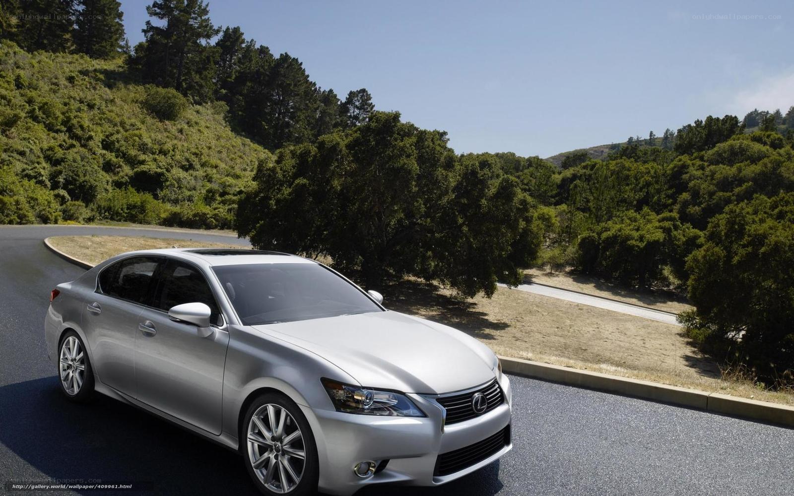 silver lexus on a winding road
