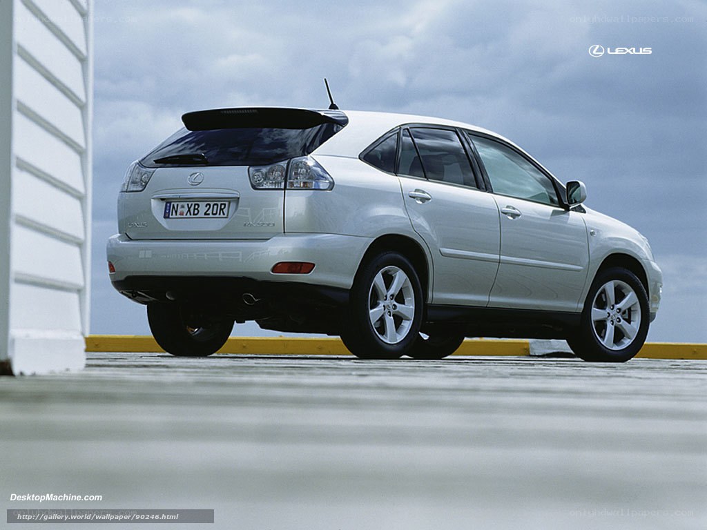 Silver Lexus RX parked
