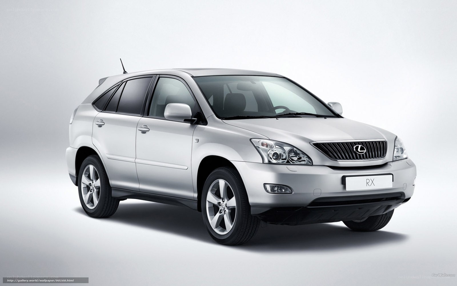 Silver Lexus RX SUV