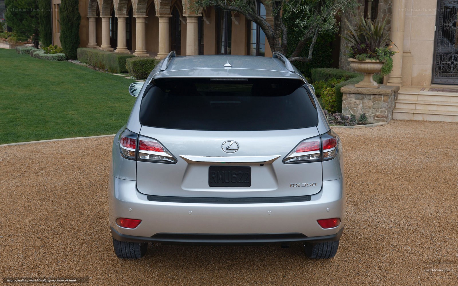 silver lexus rx350 suv