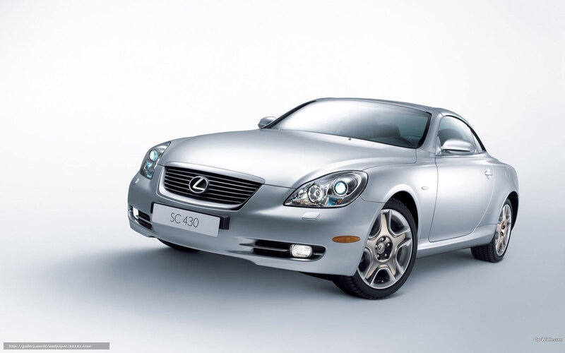 Silver Lexus SC 430
