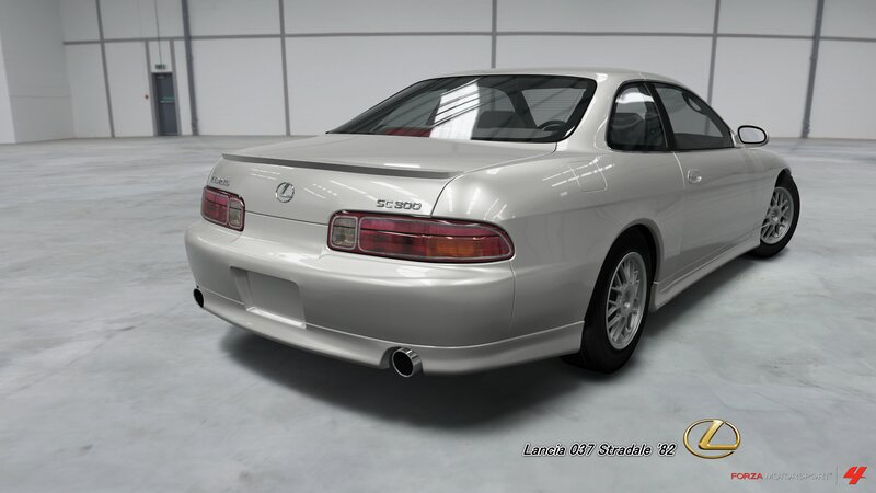 Silver Lexus SC300