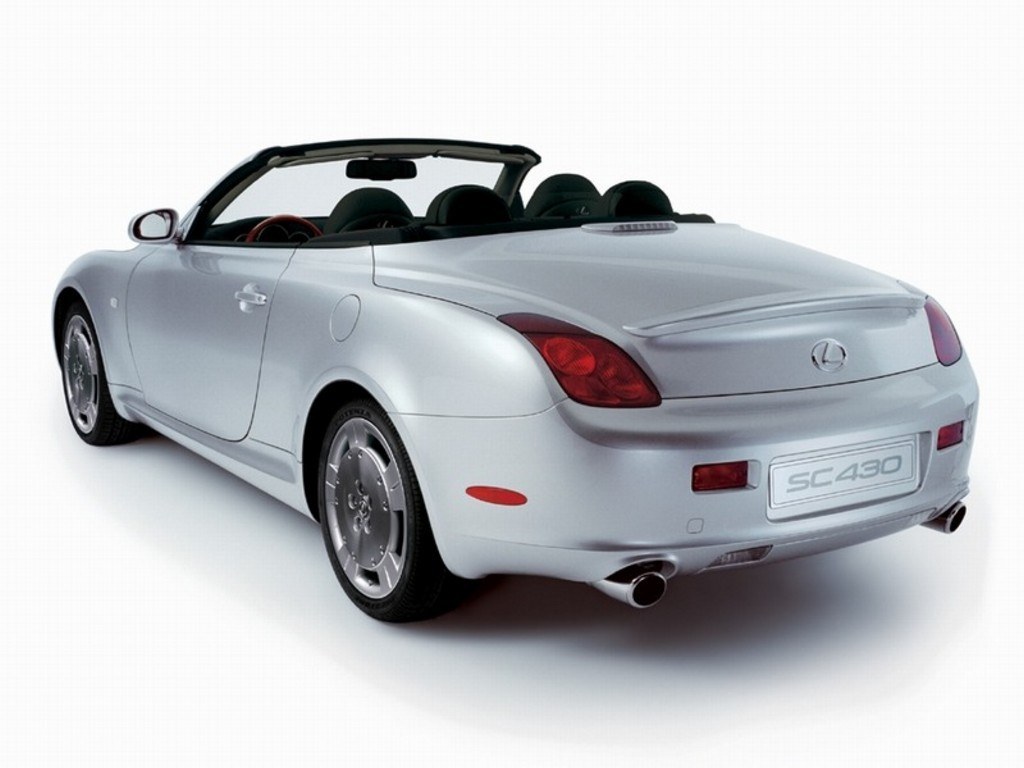silver lexus sc430 convertible