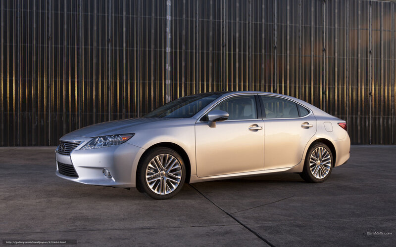 Silver Lexus Sedan — Dramatic, Sunset