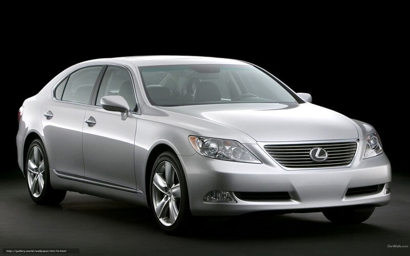 Silver Lexus Sedan — Dramatic