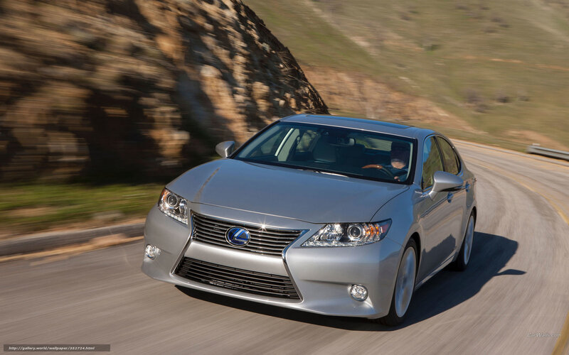 Silver Lexus Sedan — Dynamic, Afternoon, Photograph, Car, Road