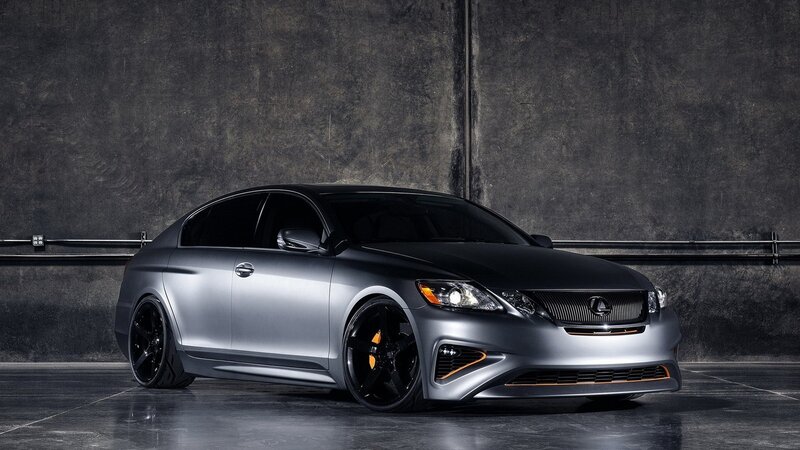 Silver Lexus Sedan — Gray, Dramatic, Photograph, Car, Wall