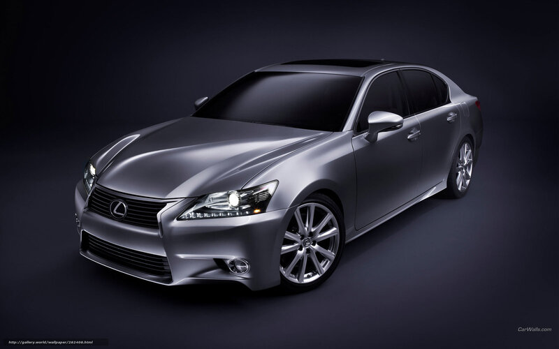 Silver Lexus Sedan — Gray, Dramatic