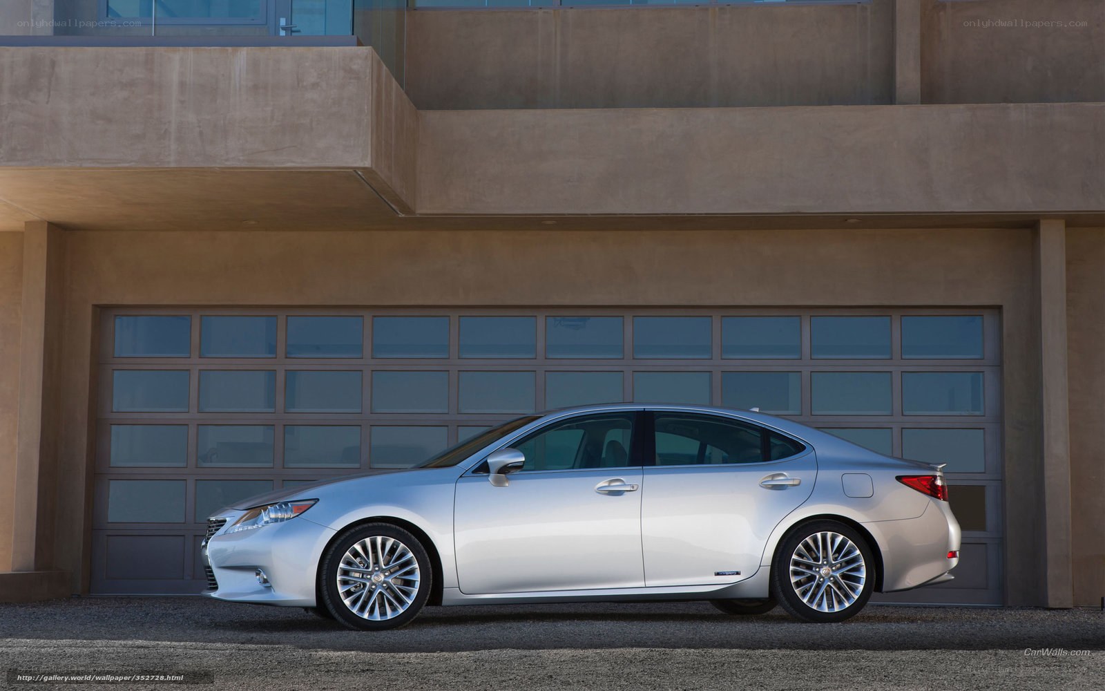 silver lexus sedan parked