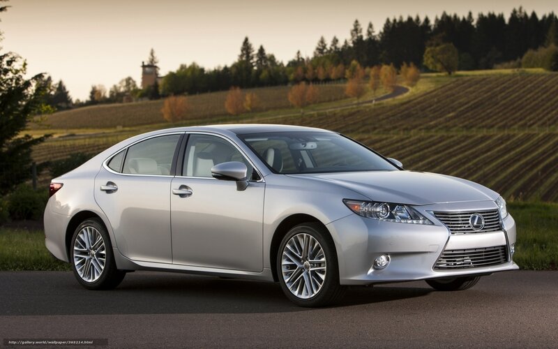Silver Lexus Sedan — Serene, Sunset, Photograph, Car