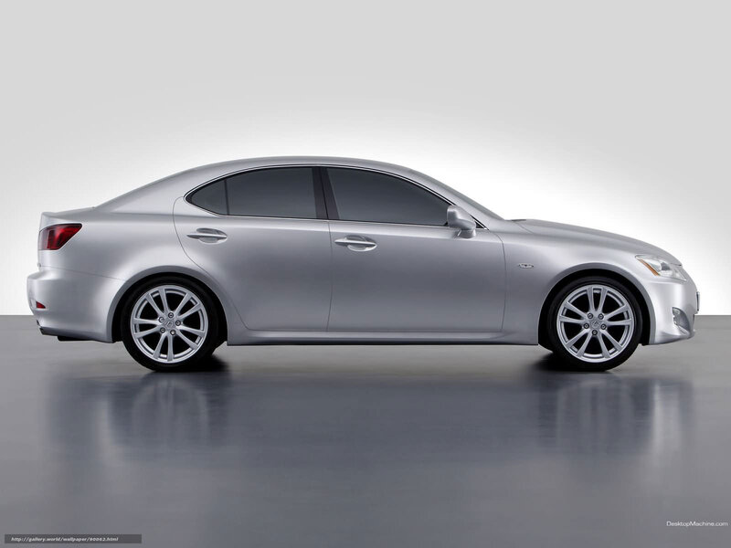 silver lexus sedan side view