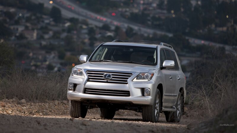 Silver Lexus Suv — Dramatic, Night