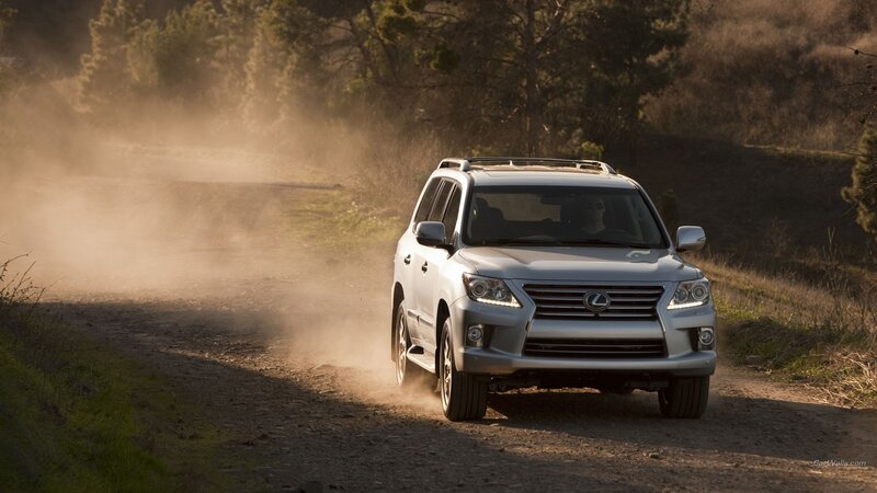 Silver Lexus Suv — Dramatic