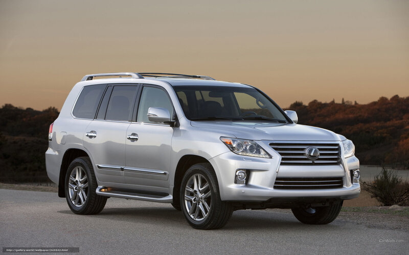 Silver Lexus Suv — Serene, Sunset, Photograph, Road