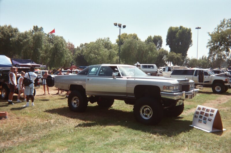 Silver Lifted Car