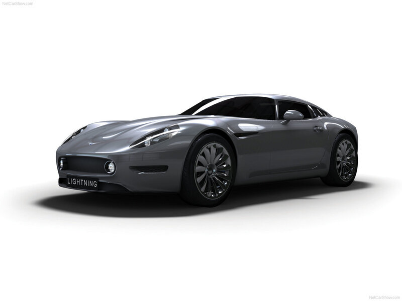 Silver Lightning sports car