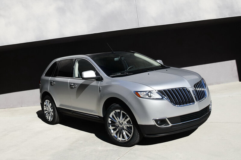 Silver Lincoln MKX SUV