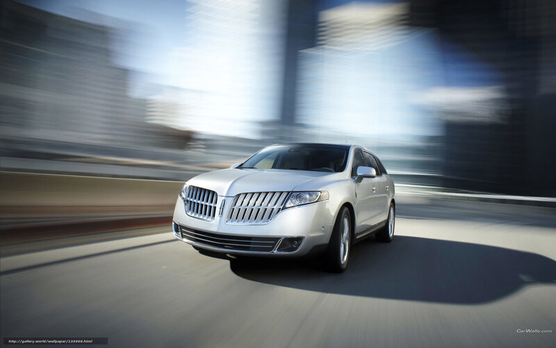 Silver Lincoln Suv