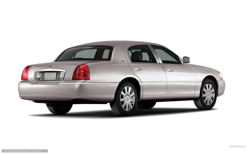 Silver Lincoln Town Car — Neutral, Photograph