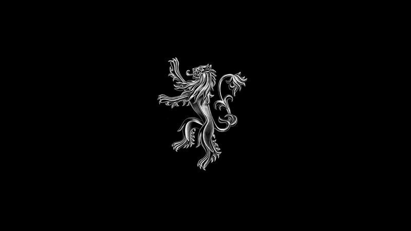 Silver Lion Emblem — Black