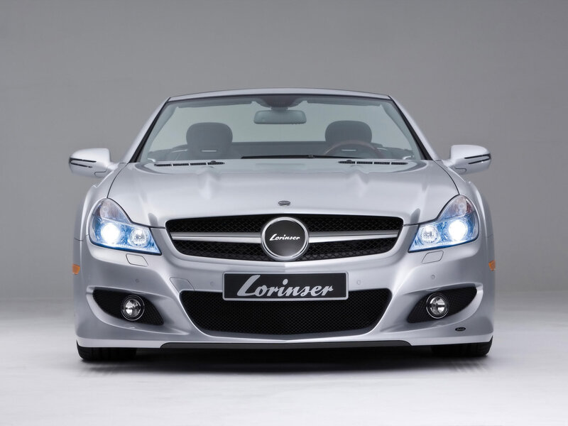 silver lorinser convertible