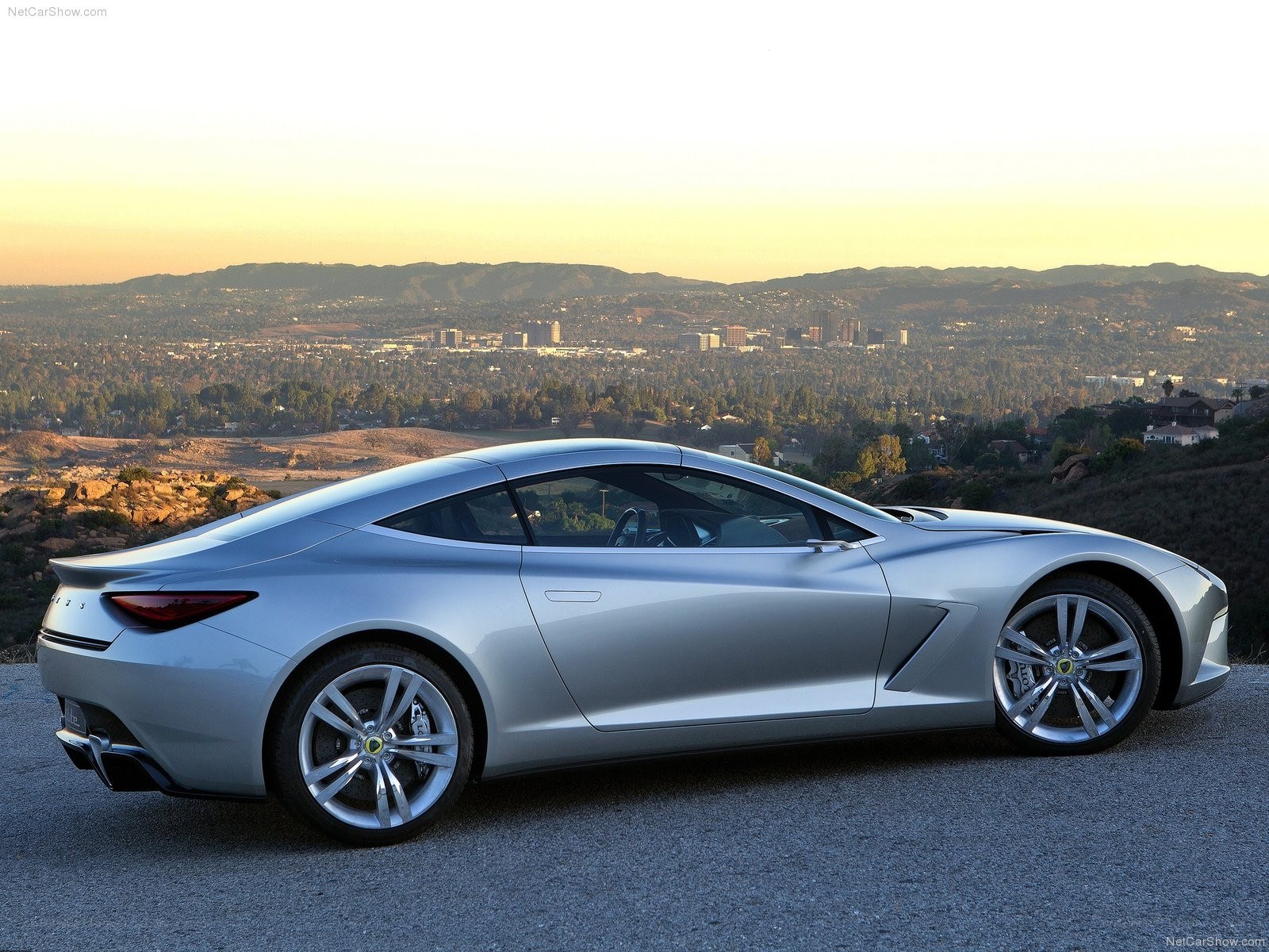Silver Lotus Concept Car
