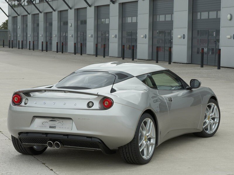 Silver Lotus Elise sports car