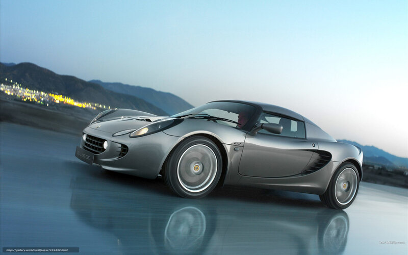 Silver Lotus Elise sports car