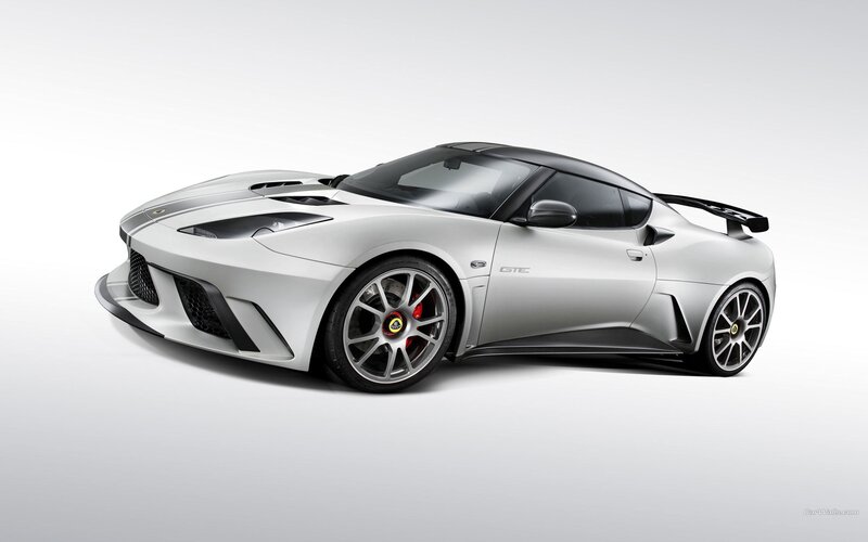 silver lotus evora gte sports car