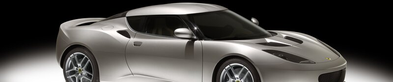 silver lotus evora sports car