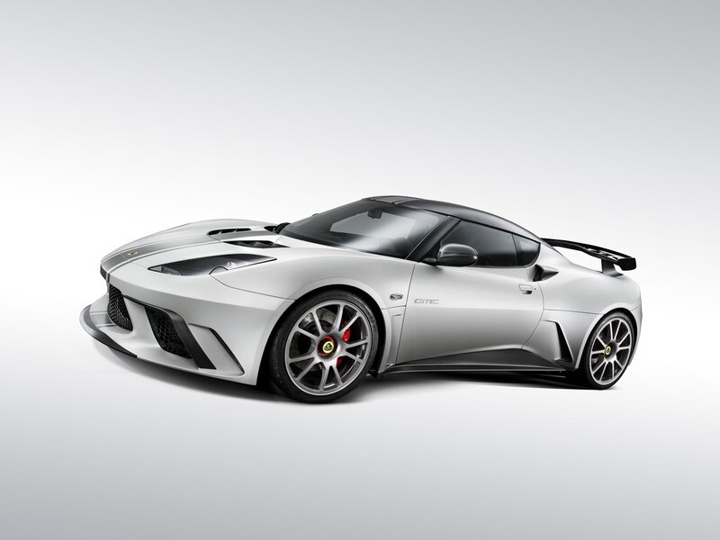 Silver Lotus sports car