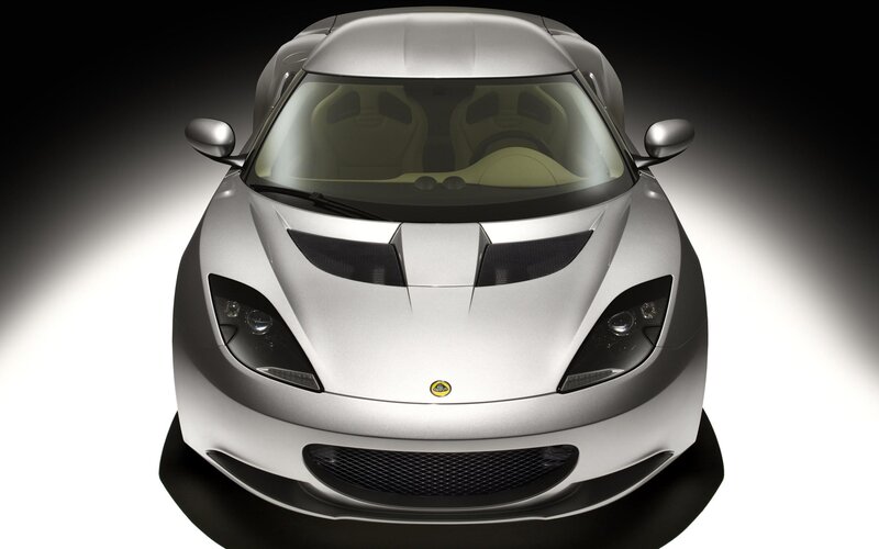 silver lotus sports car