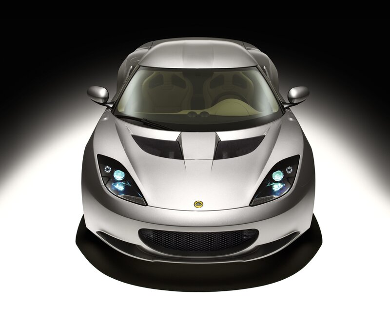 silver lotus sports car