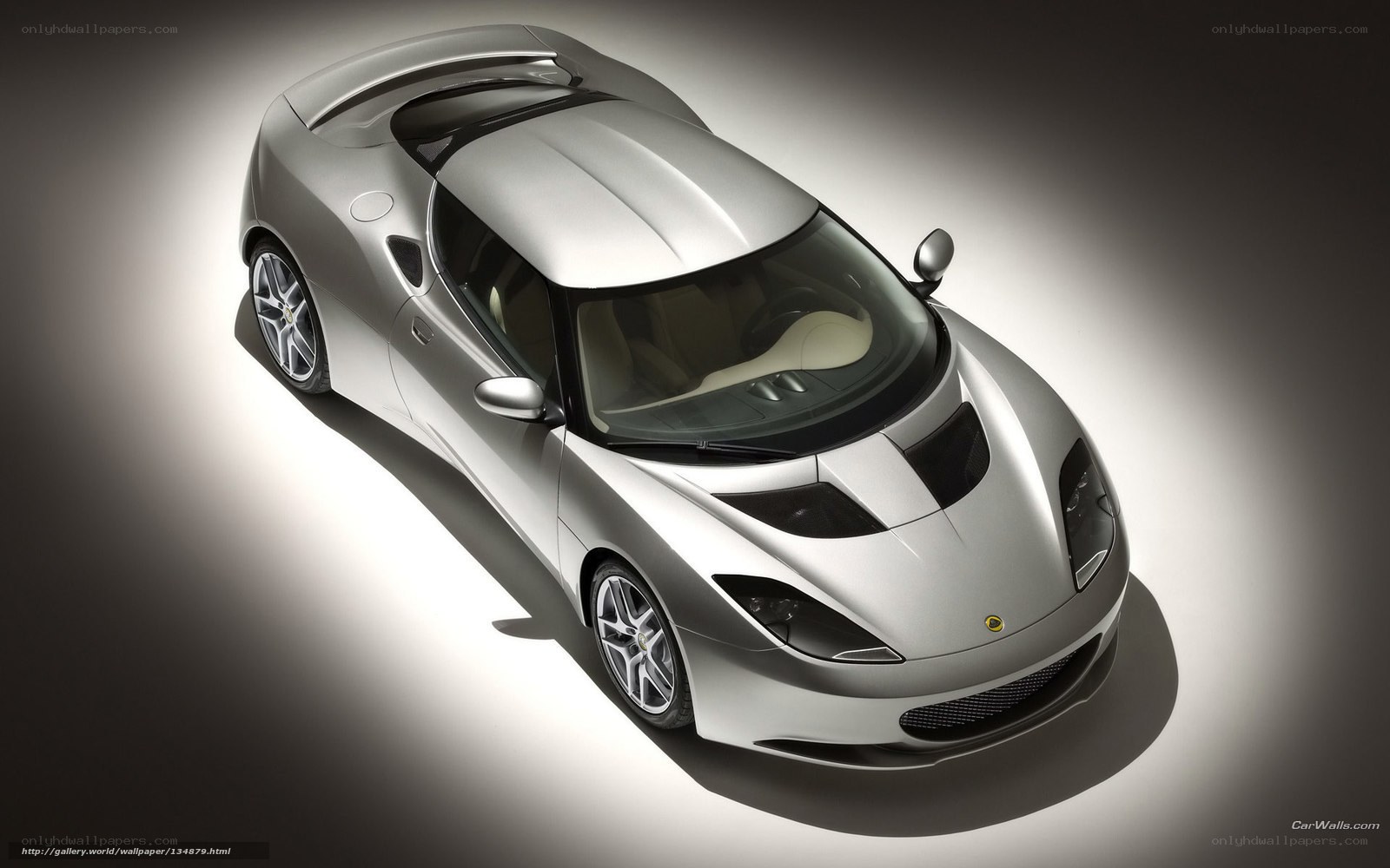 silver lotus sports car