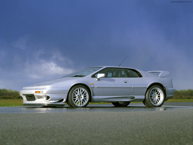 silver lotus sports car