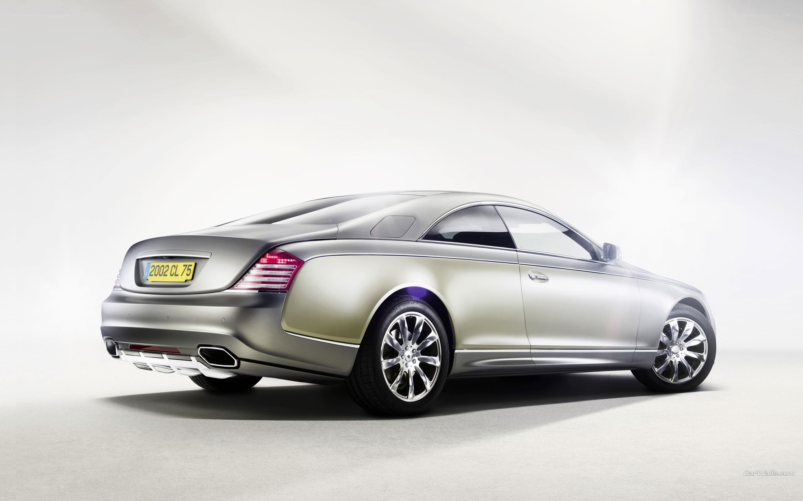 silver luxury coupe