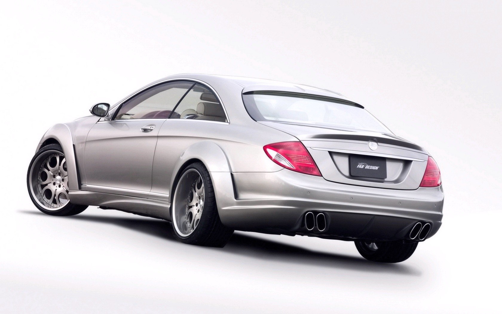 silver luxury coupe