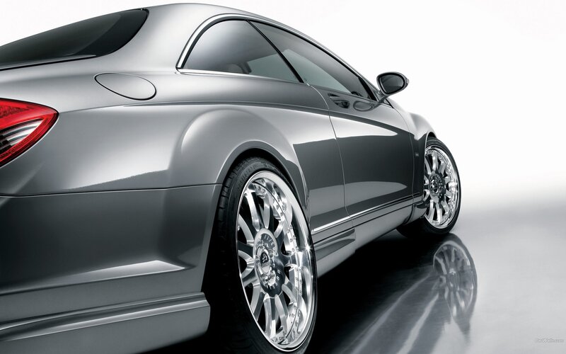 Silver Luxury Coupe — Dramatic