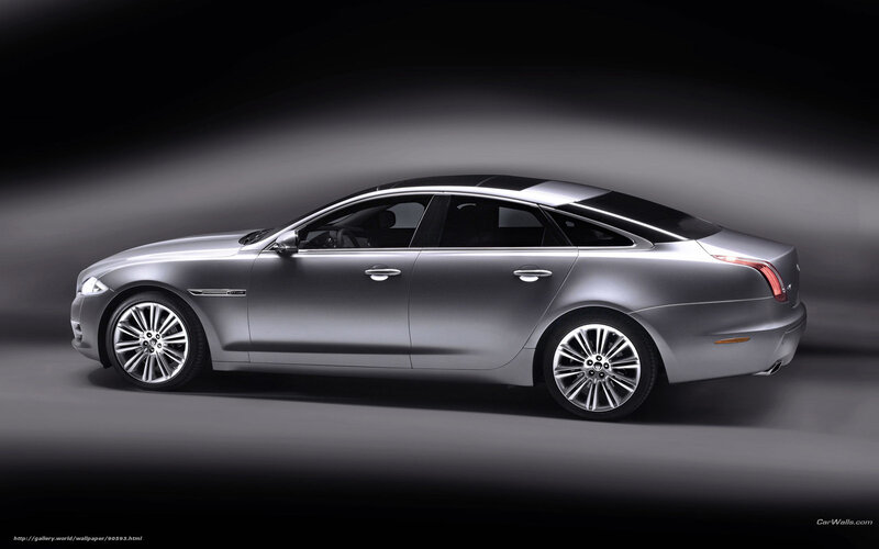 Silver Luxury Sedan — Dramatic, Photograph