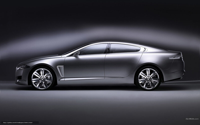 Silver Luxury Sedan — Gray, Dramatic, Photograph
