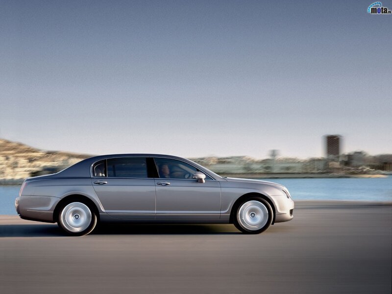 silver luxury sedan on coastal road