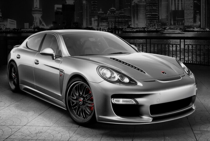 silver luxury sports car