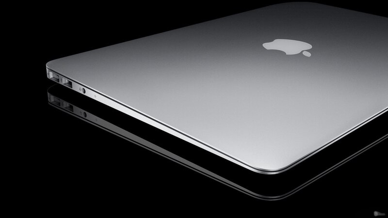 Silver MacBook laptop
