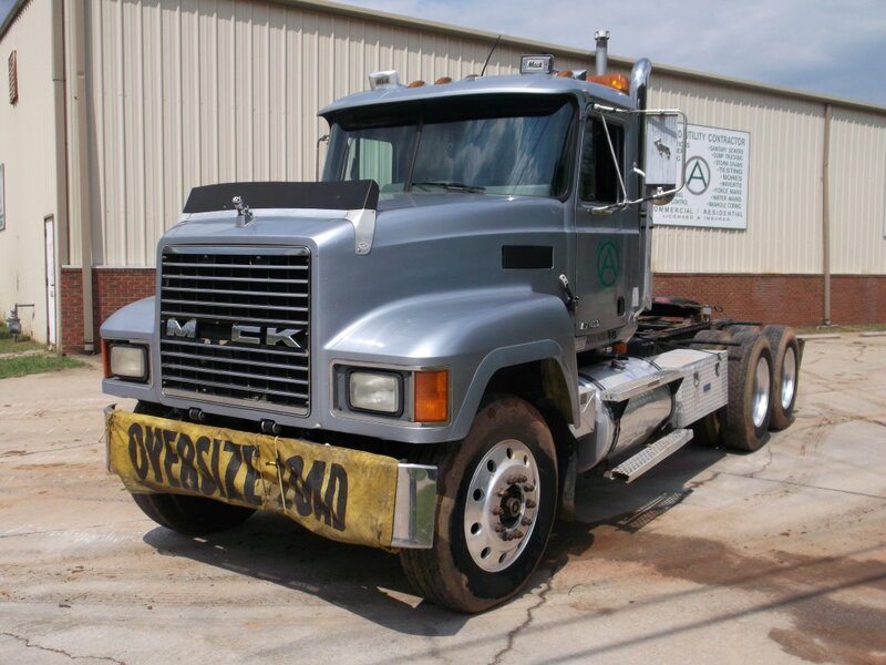 Silver Mack Truck